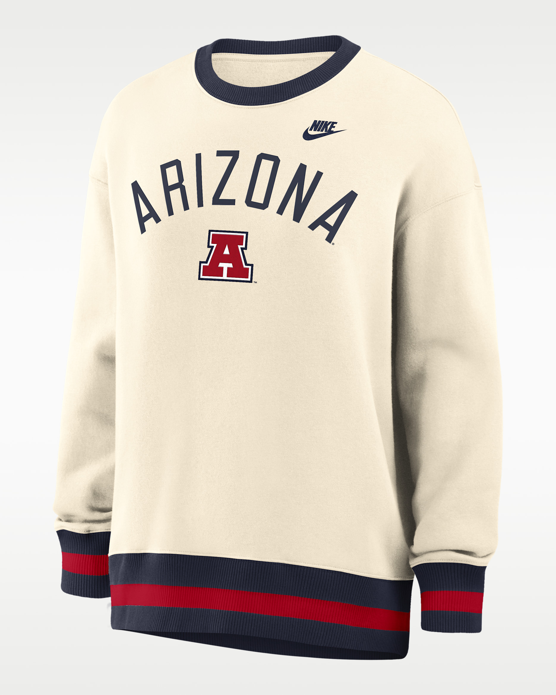 Arizona Legacy Women's Nike College Oversized Pullover Crew. Nike.com